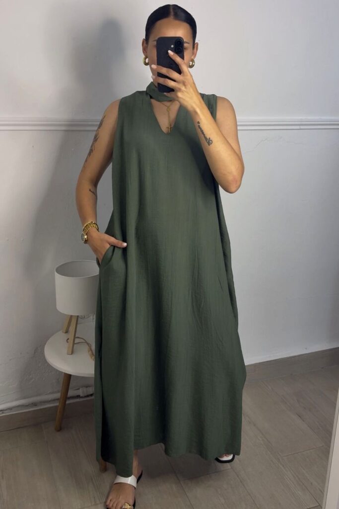 Vestido Mariela verde