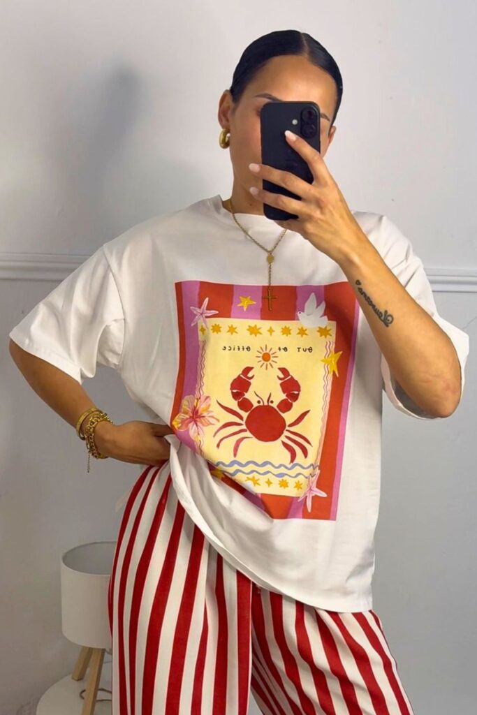 Camiseta oversize