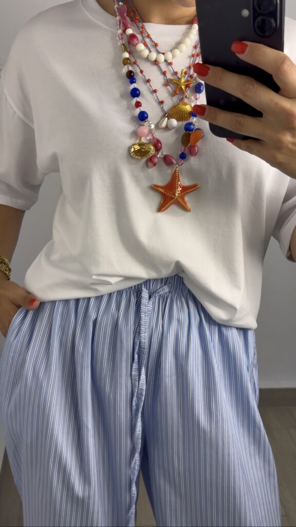 Camiseta básica oversize