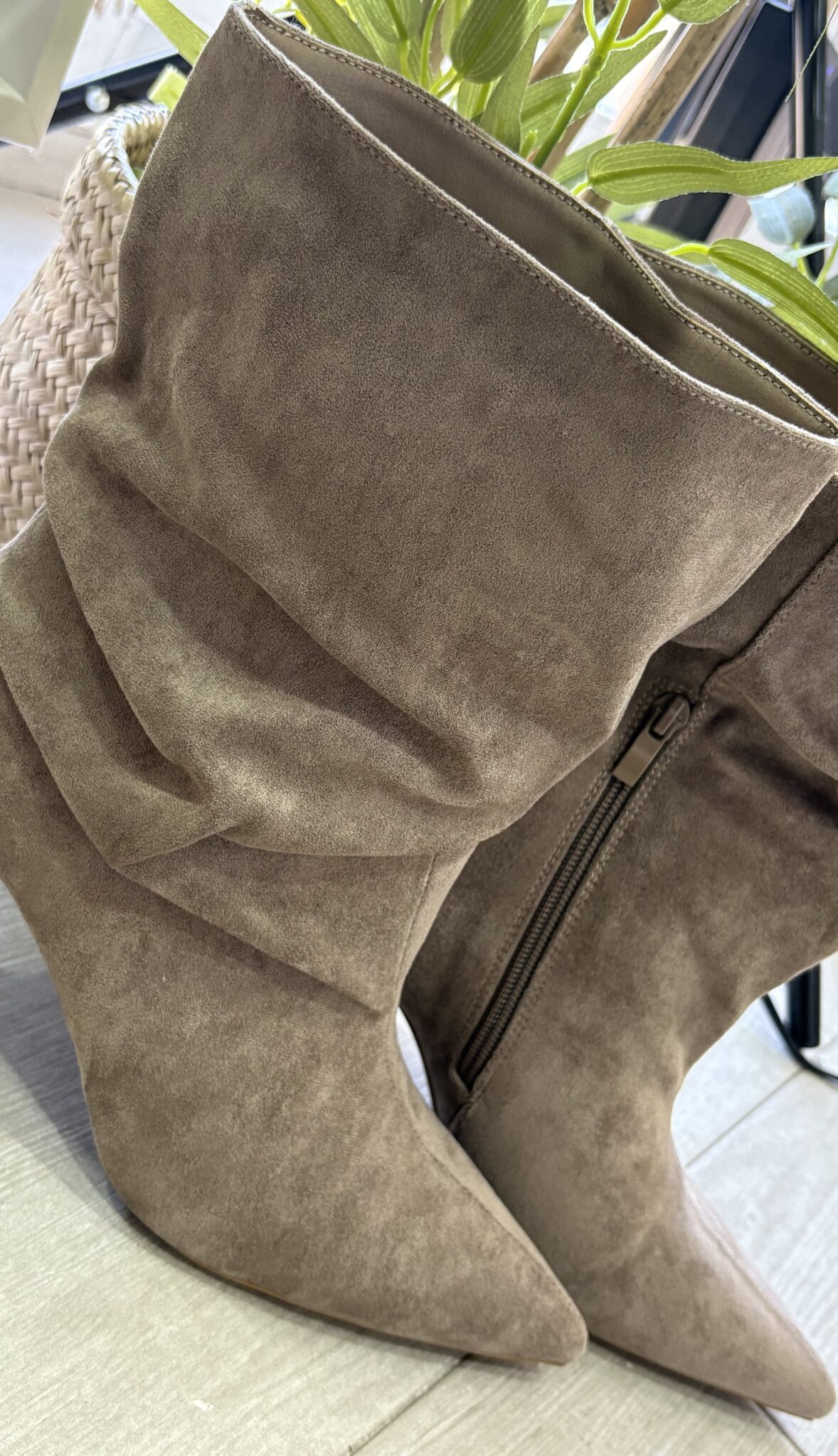 Botines taupe